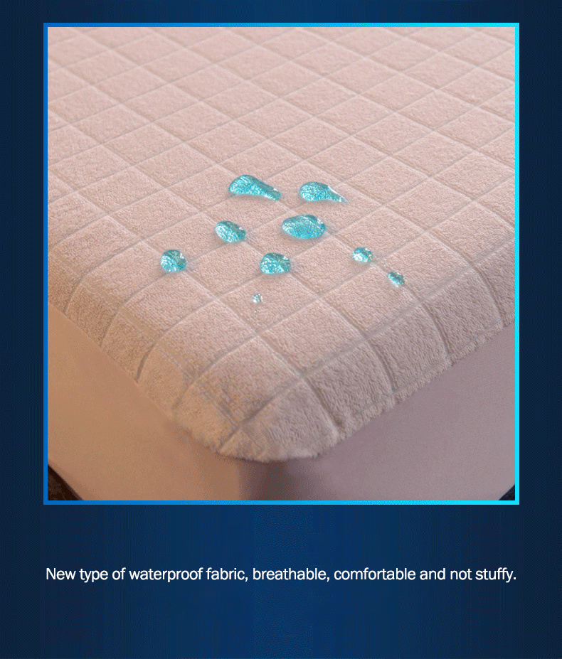 Pure Cotton Waterproof Bedsheet-3
